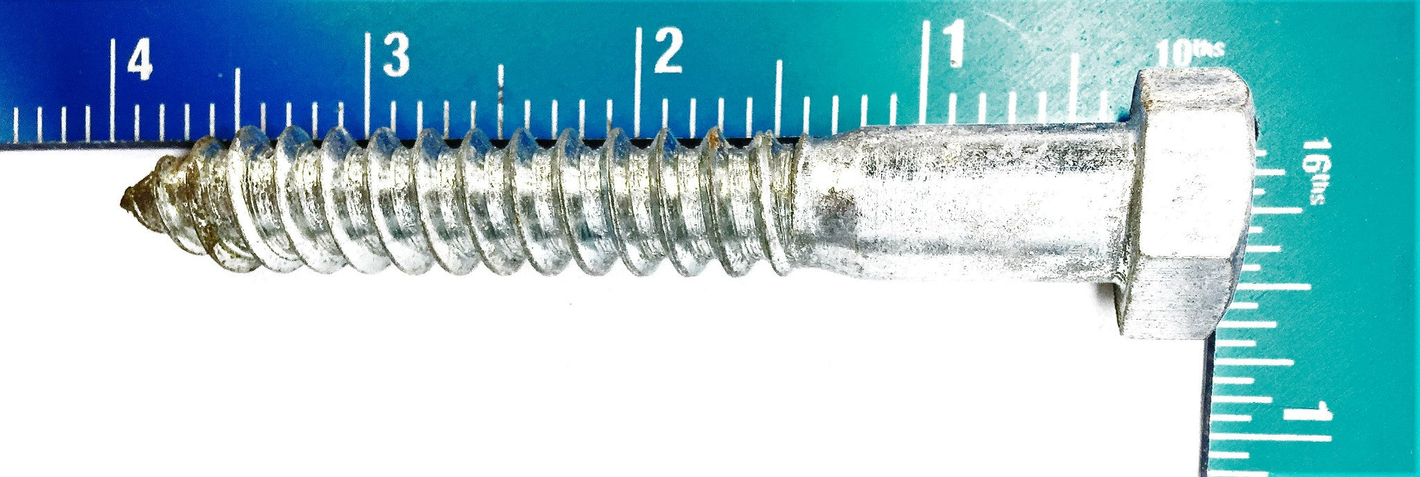 FBI Supply 1/2 x 3-1/2" Hex Lag Screw Zinc Plated 5305-377 (75pcs) NOS