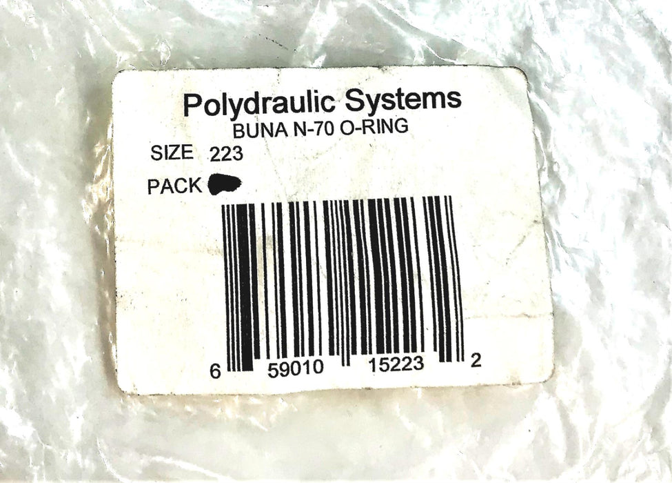 POLYDRAULIC SYSTEMS O-RING BUNA N-70 SIZE 223 [LOT OF 46] BUNAN-70223 NOS
