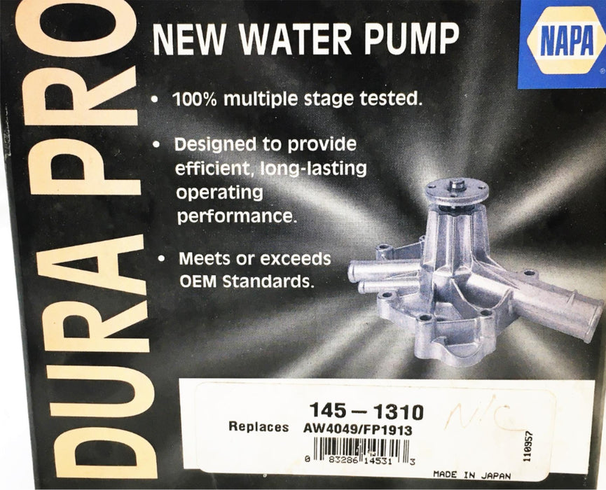 Napa Water Pump Missing Gasket 145-1310 NOS