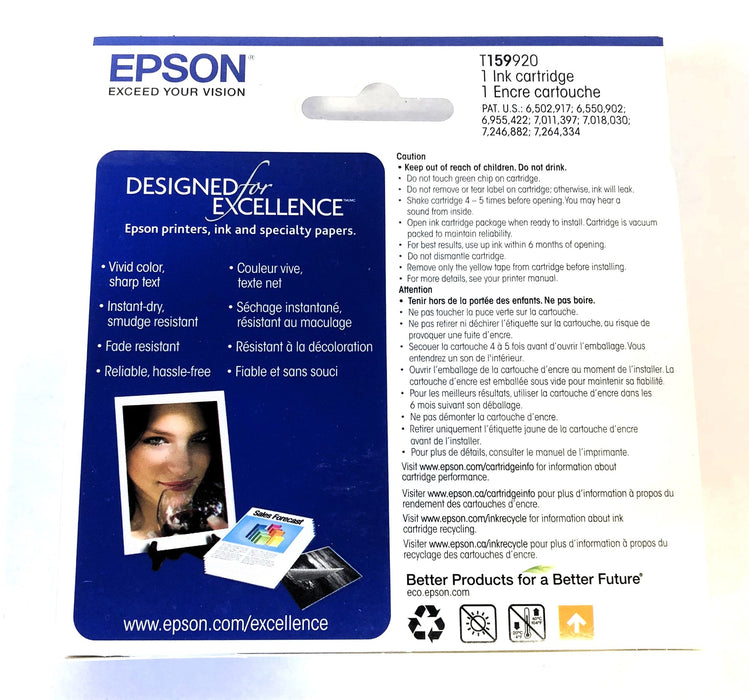 Epson 159 Orange Ink Cartridge T159920 [Lot of 3] NOS