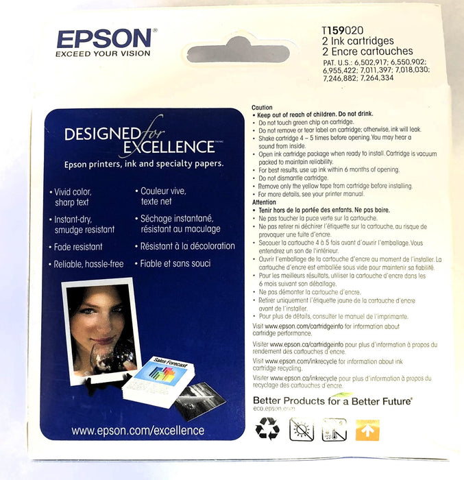 Epson 159 Gloss Optimizer Ink Cartridge T159020 NOS