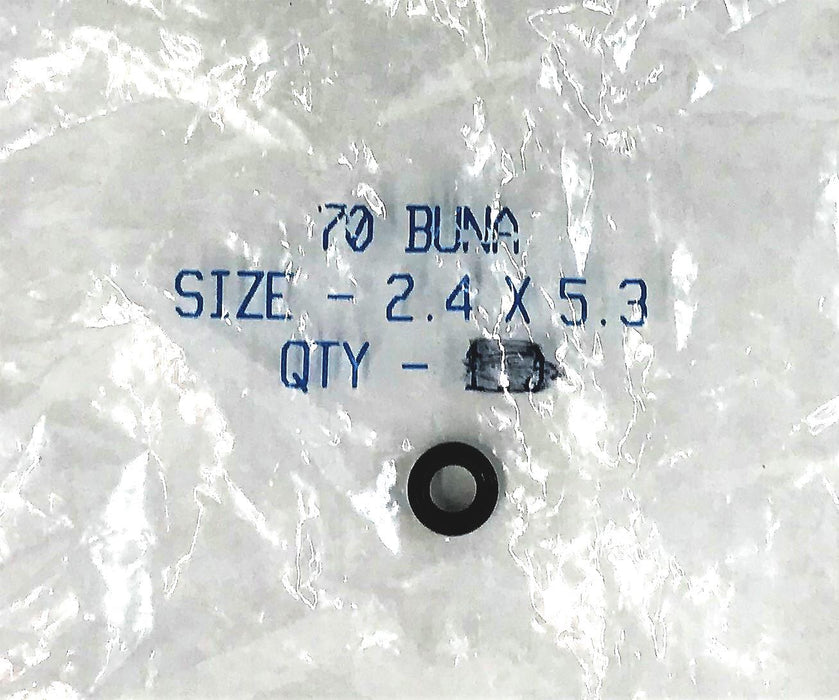 UNBRANDED O-RING 70 BUNA 5.3mm ID SIZE 2.4X5.3 [LOT OF 87] NOS