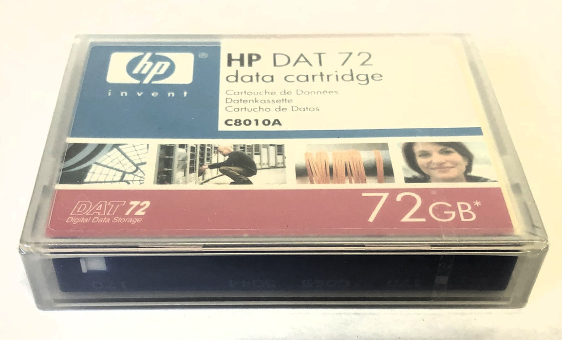 HP 72GB Data Cartridge C8010A [Lot of 3] NOS