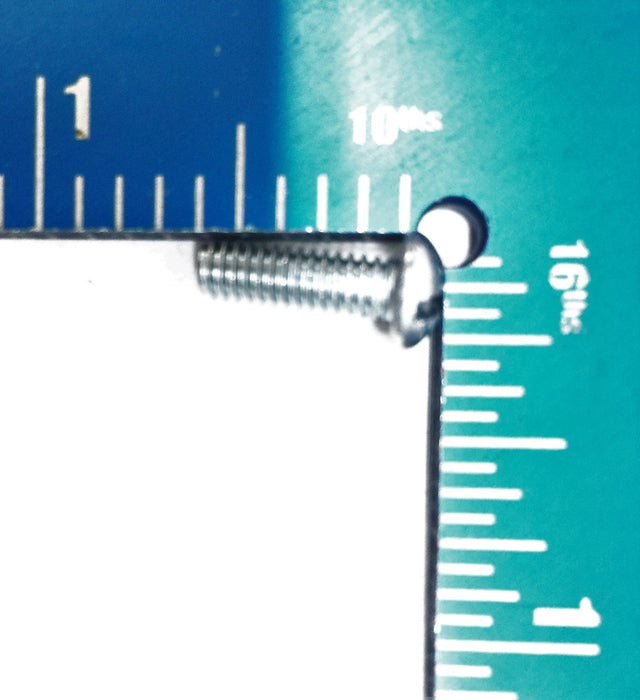 American Fasteners 8/32x1/2" Plated Slotted Machine Screw 5305-259 (200pcs) NOS