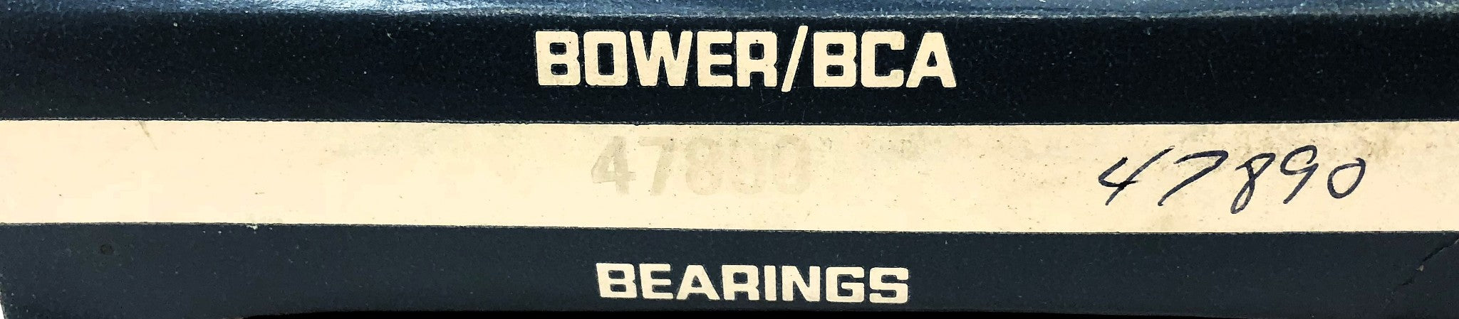 Bower/BCA Tapered Roller Bearing Cone 47890 NOS