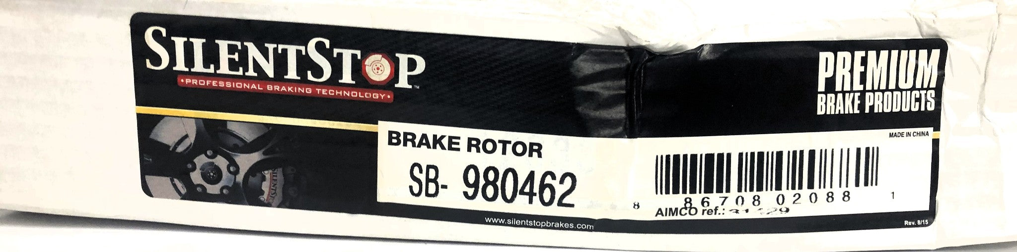 Silent Stop DuraGo Rear Brake Disc Rotor SB-980462 (BR900294) NOS