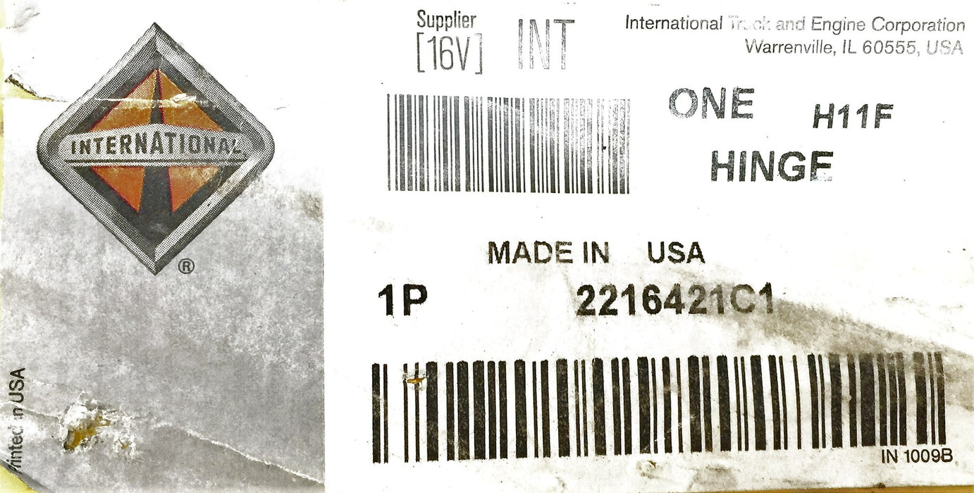 International/Navistar Hinge OEM 2216421C1 NOS
