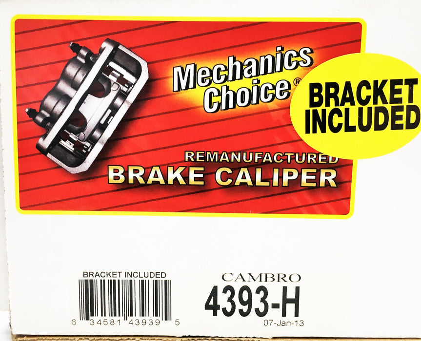 Mechanic's Choice Cambro Brake Caliper 4393-H REMANUFACTURED
