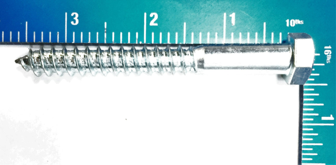 Unbranded 3/8X3-1/2" Hex Lag Screw Steel 5305-369 (34pcs) NOS