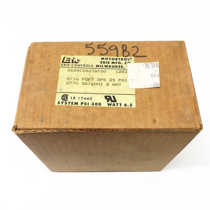Erie Controls "Motortrol" Motorized Valve 0654C0427WT00 NOS