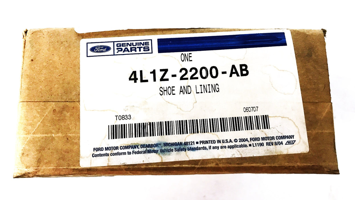 Ford OEM Brake Shoe & Lining Kit 4L1Z-2200-AB NOS