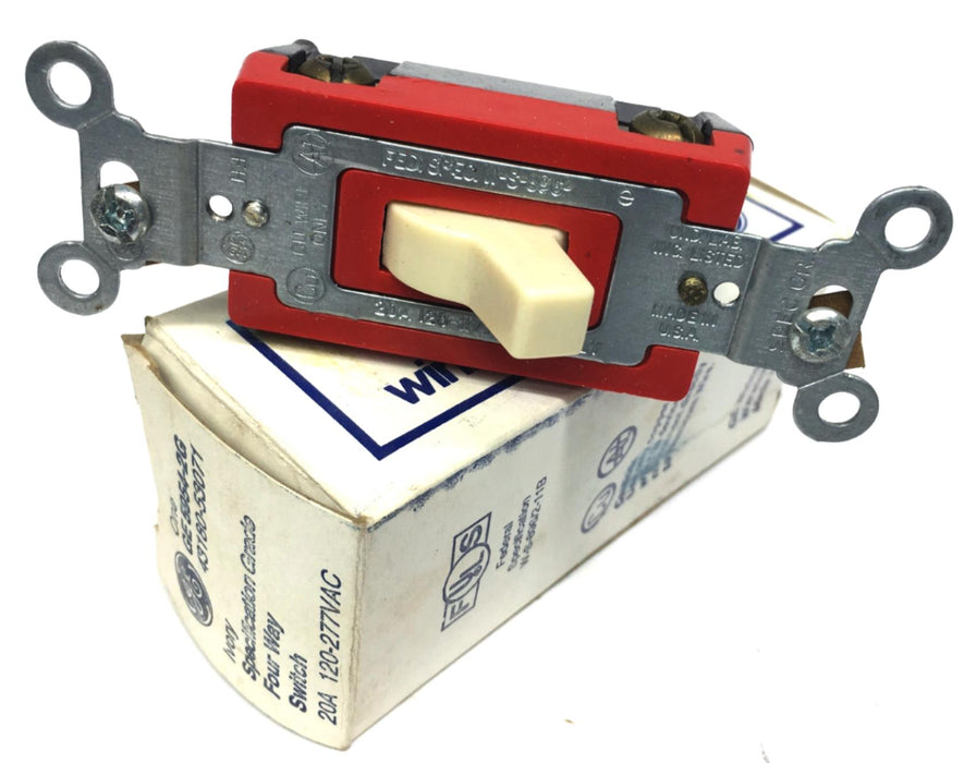 General Electric 5954-2G 120/277V, 20 A Toggle Light Switch NOS
