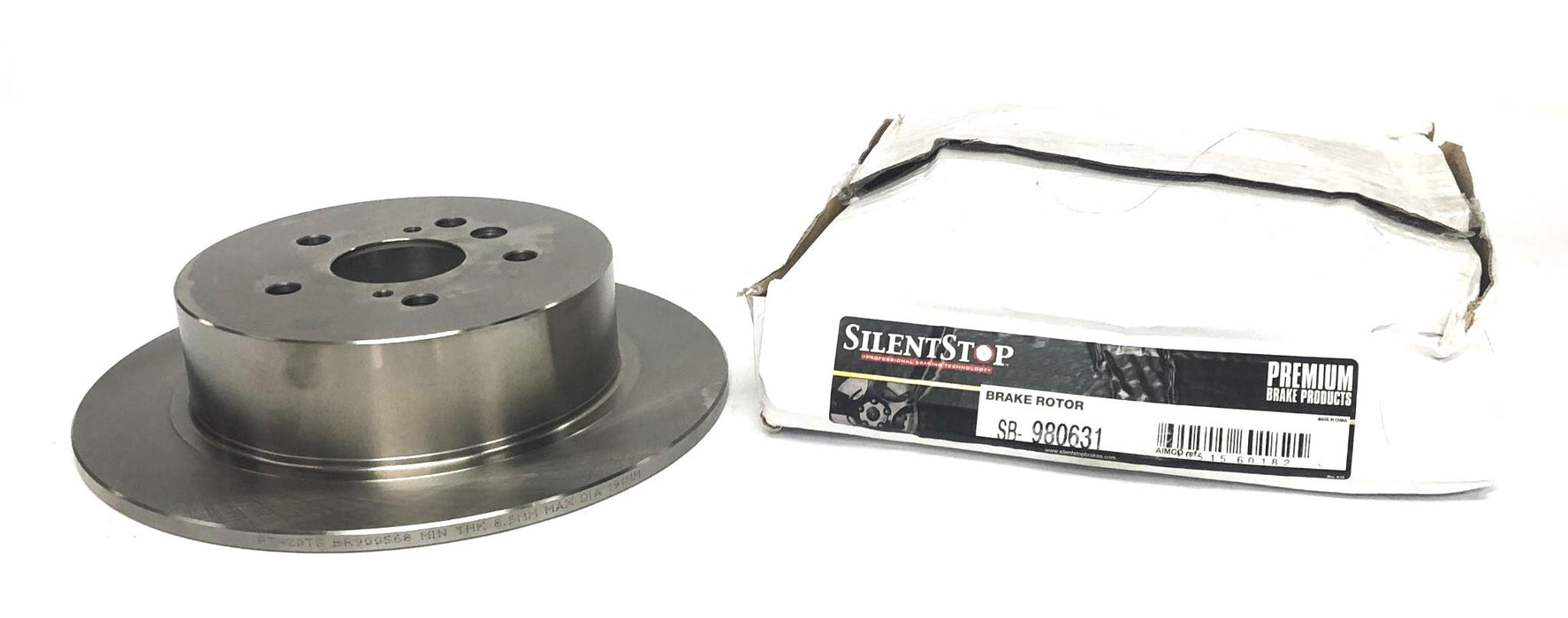 Silent Stop DuraGo Rear Brake Disc Rotor SB-980631 (BR900568) NOS