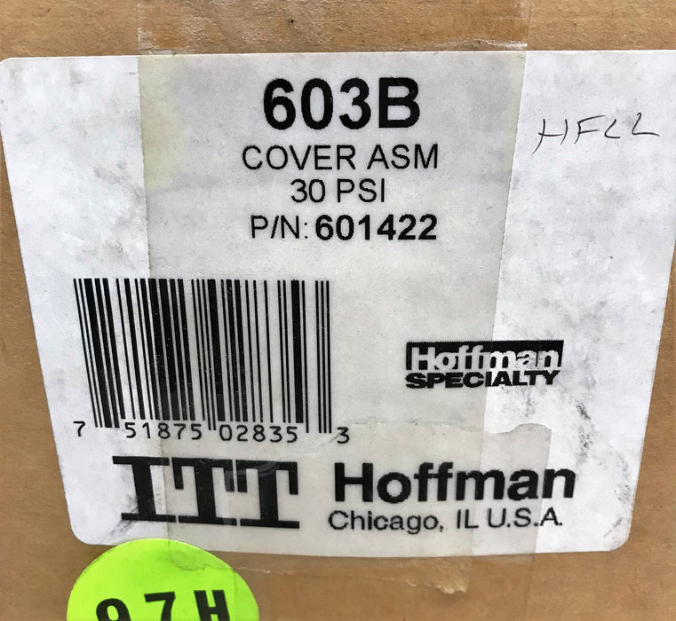 Hoffman Specialty 30 psi Steam Trap Cover Assembly 603B NOS