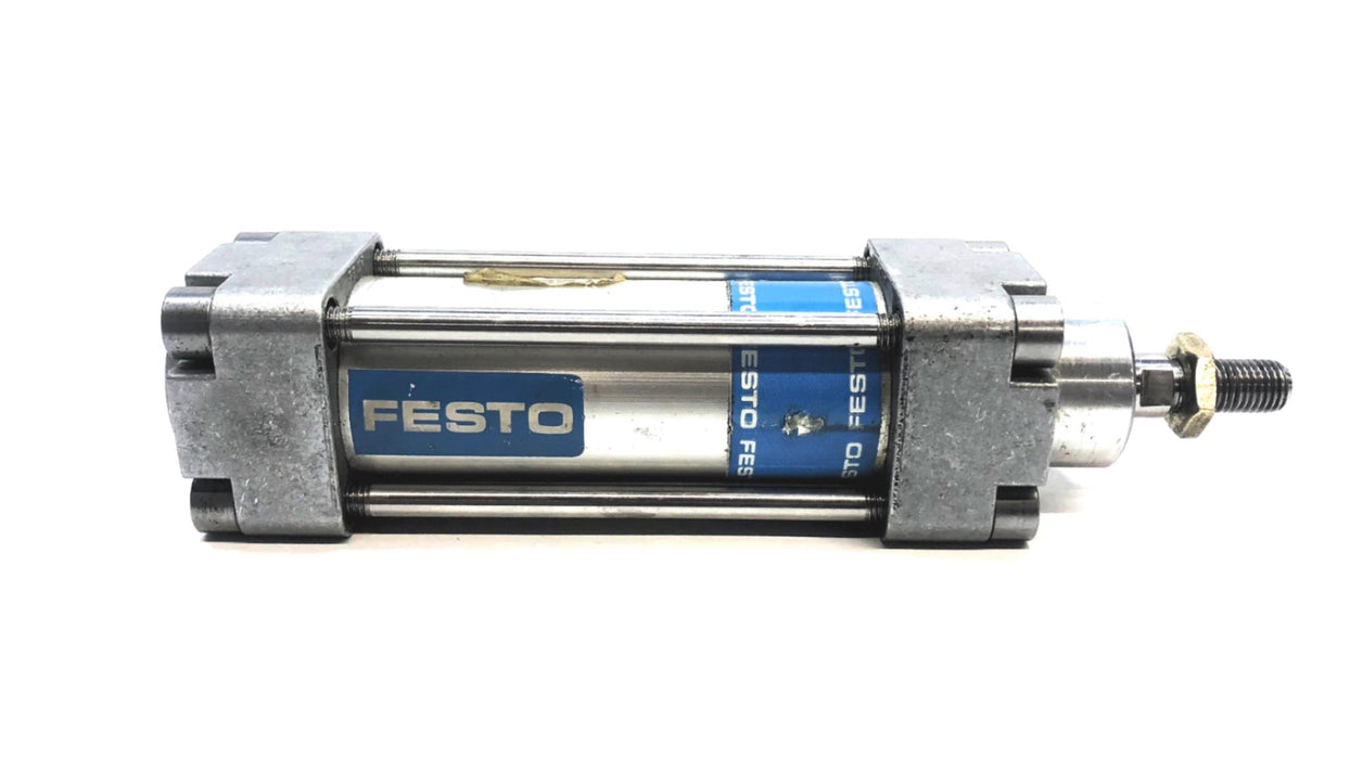 Festo 10 Bar / 180 PSI Pmax Pneumatic Cylinder DNN-32-50-PPV-A USED