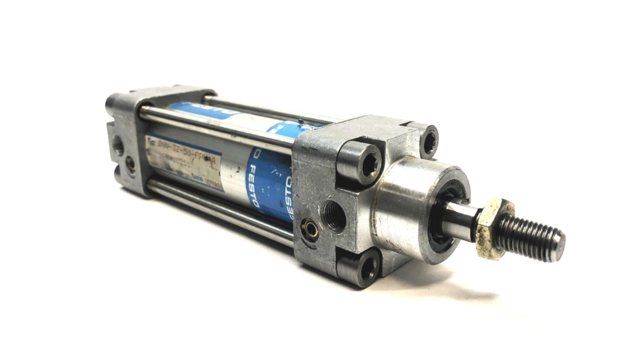 Festo 10 Bar / 180 PSI Pmax Pneumatic Cylinder DNN-32-50-PPV-A USED