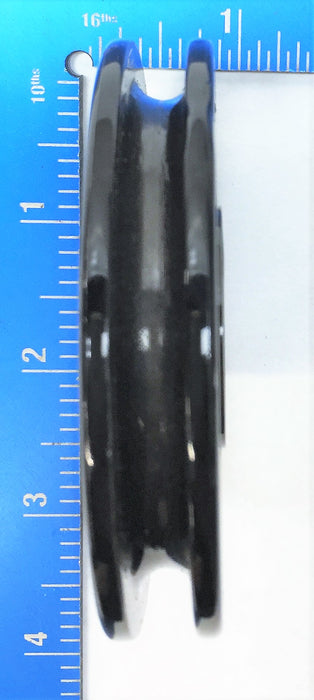 UNBRANDED 3" Black Pulley w/ .75" Bore and .25" Groove 2706600013 [Lot of 2] NOS
