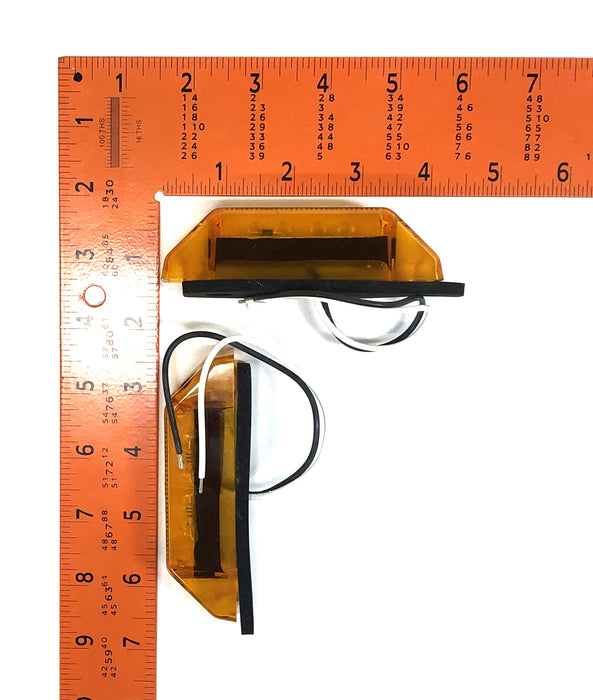 Dialight 13.5 Volt LED Amber Side Marker Light 15050AB [Lot of 2] NOS