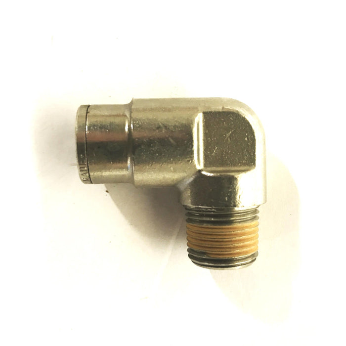 Unbranded 3/8 inch Nipple to 1/2 inch Quick Lock Elbow [Lot of 9] NOS