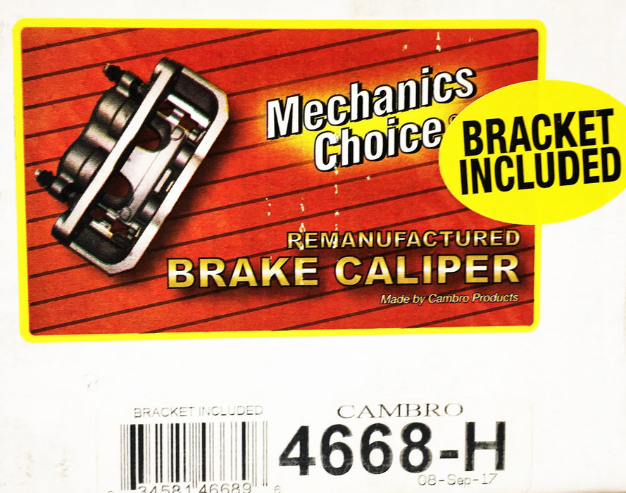 Mechanic's Choice Cambro Brake Caliper 4668-H REMANUFACTURED