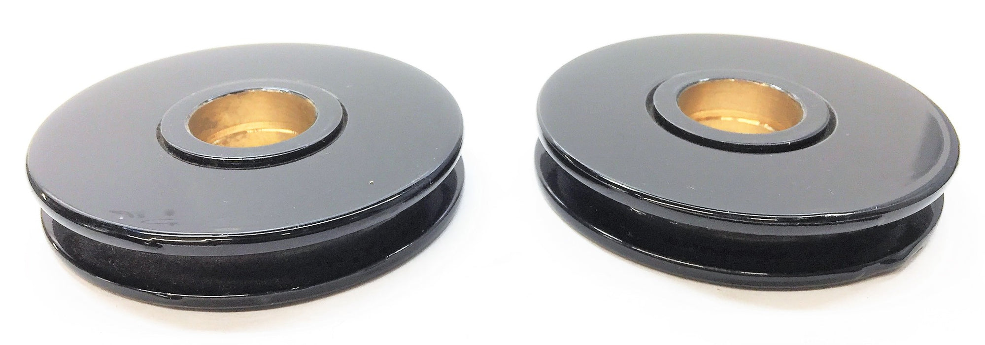 UNBRANDED 3" Black Pulley w/ .75" Bore and .25" Groove 2706600013 [Lot of 2] NOS