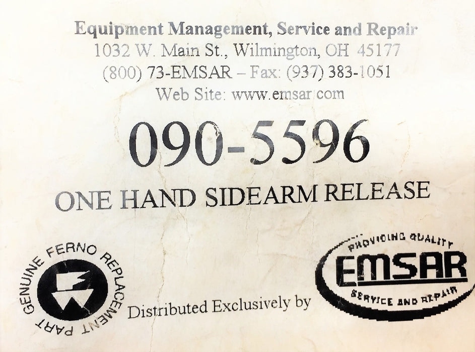 FERNO One Hand Sidearm Release 090-5596 NOS