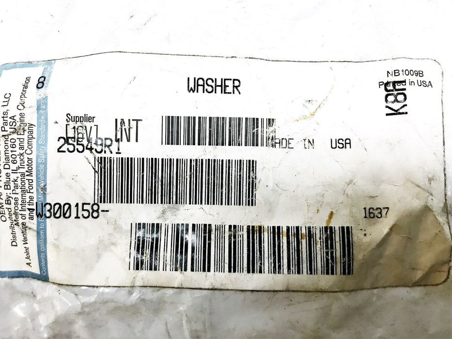 International/Navistar U-Bolt Flat Washer 25549R1 [Lot of 8] NOS