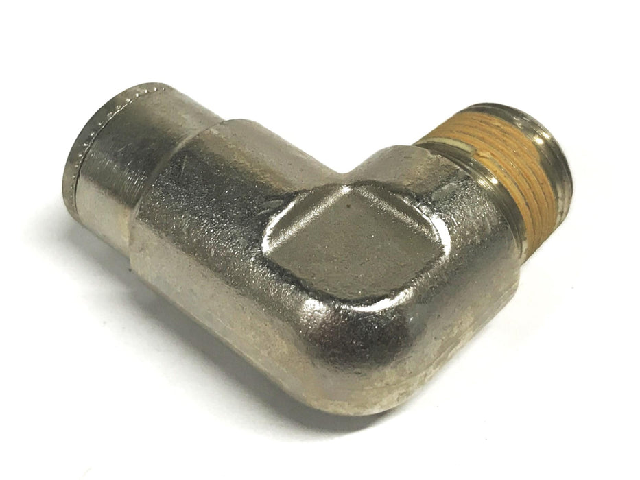 Unbranded 3/8 inch Nipple to 1/2 inch Quick Lock Elbow [Lot of 9] NOS