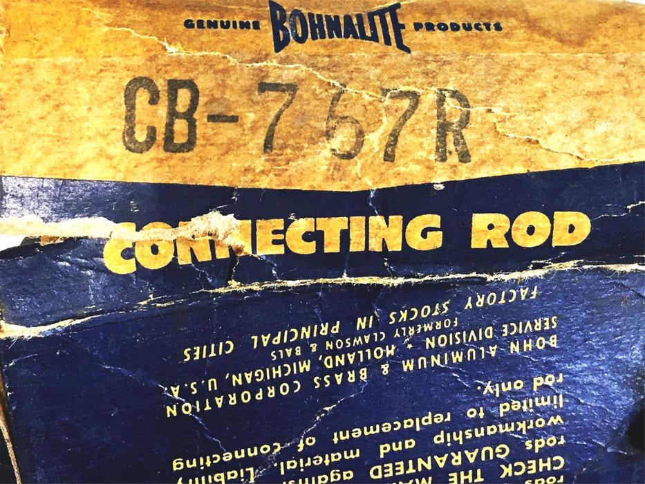 Bohnalite Connecting Rod Assembly CB-767R NOS