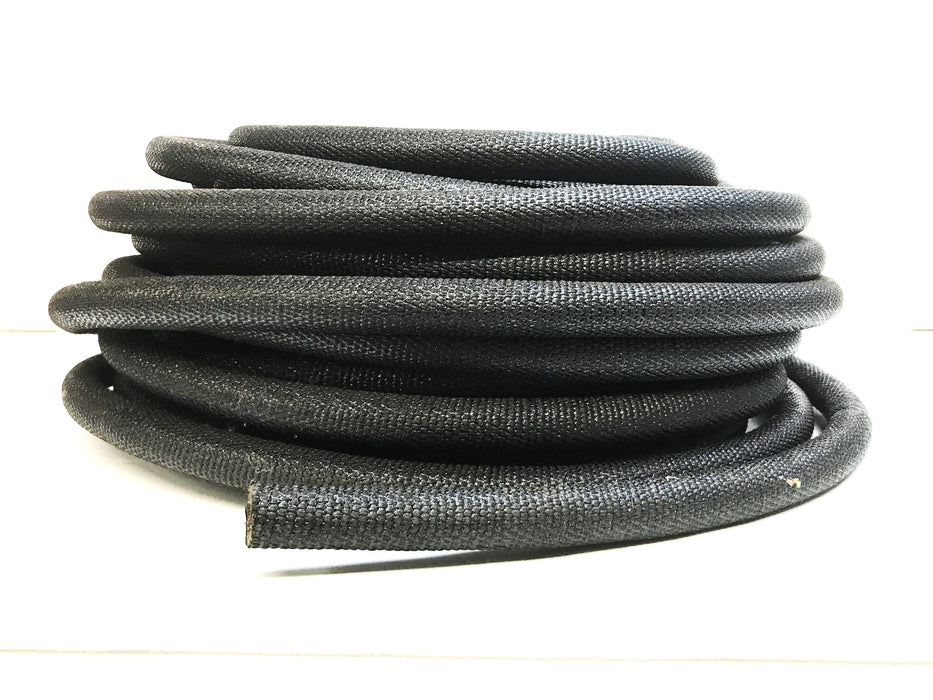 Fibre Loom 5/8" Hose, Black, 100 Foot Roll 769807 NOS