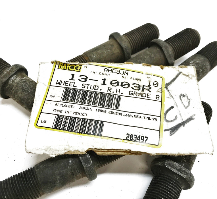 Batco Right Hand Wheel Stud 13-1003R [Lot of 6] NOS