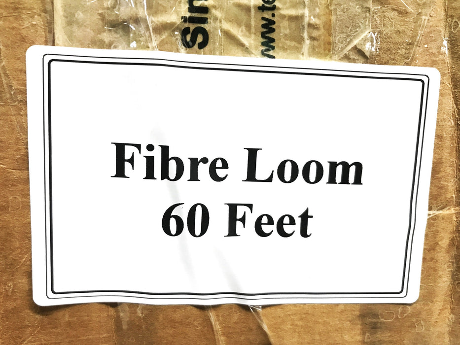 Fibre Loom 5/8" Hose, Black, 60 Foot Roll 769807 NOS