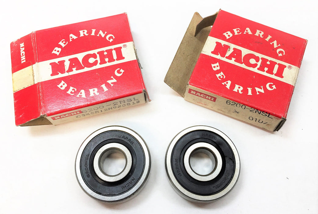 NACHI Bearing 6200-2NSL [Lot of 2] NOS