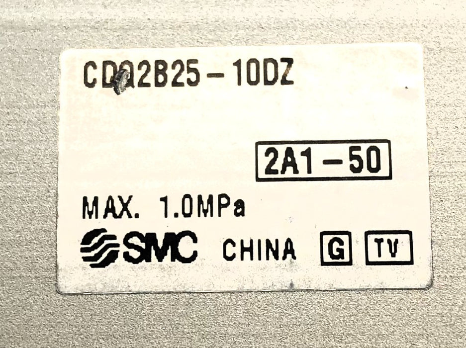 SMC Double Acting Pneumatic Cylinder CDQ2B25-10DZ NOS