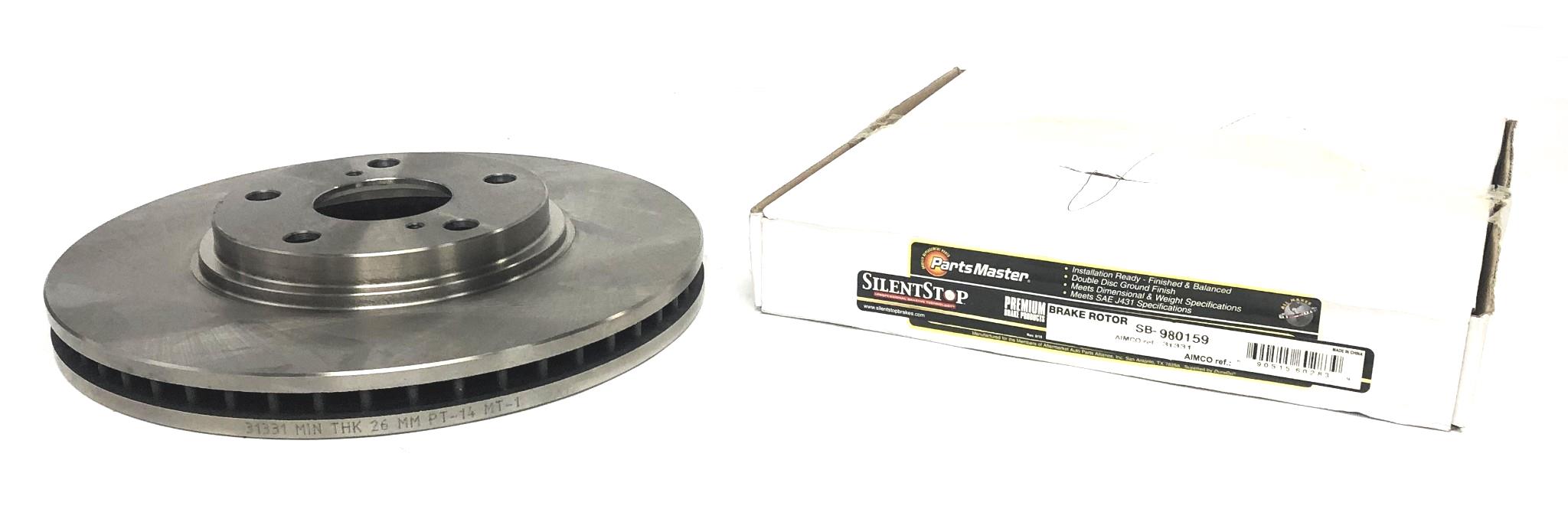 Silent Stop Parts Master Front Brake Disc Rotor SB-980159 NOS