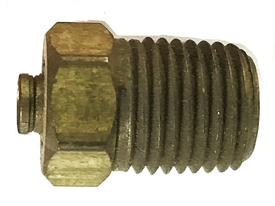 Unbranded 1/4 inch Brass Bleeder Valve [Lot of 6] NOS