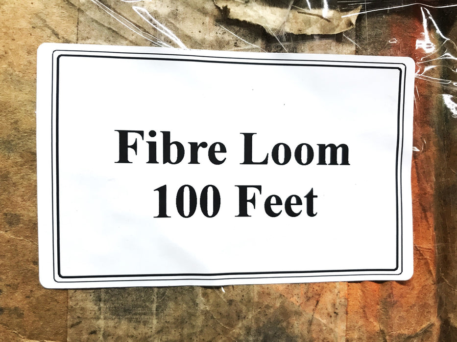 Fibre Loom 5/8" Hose, Black, 100 Foot Roll 769807 NOS