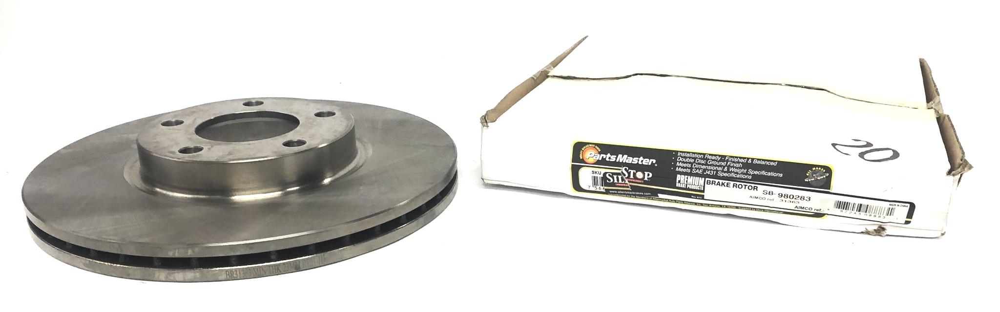 Silent Stop Parts Master Front Brake Disc Rotor SB-980283 NOS