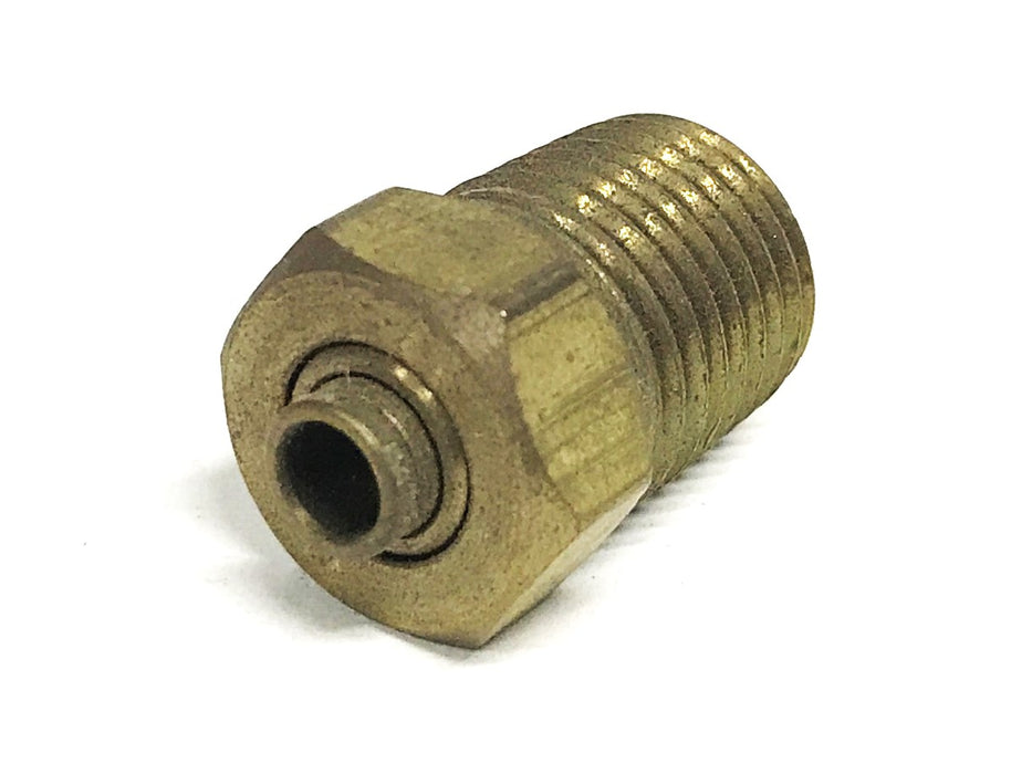 Unbranded 1/4 inch Brass Bleeder Valve [Lot of 6] NOS