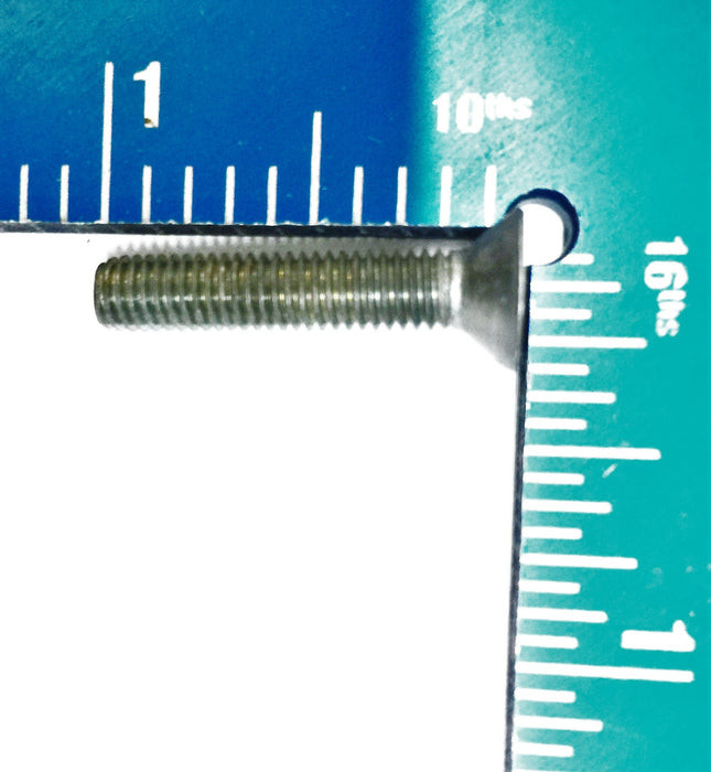 Sunshine Screw 10-32 x 1" Plated Flat Head Machine Screw 5305-300 (300pcs) NOS