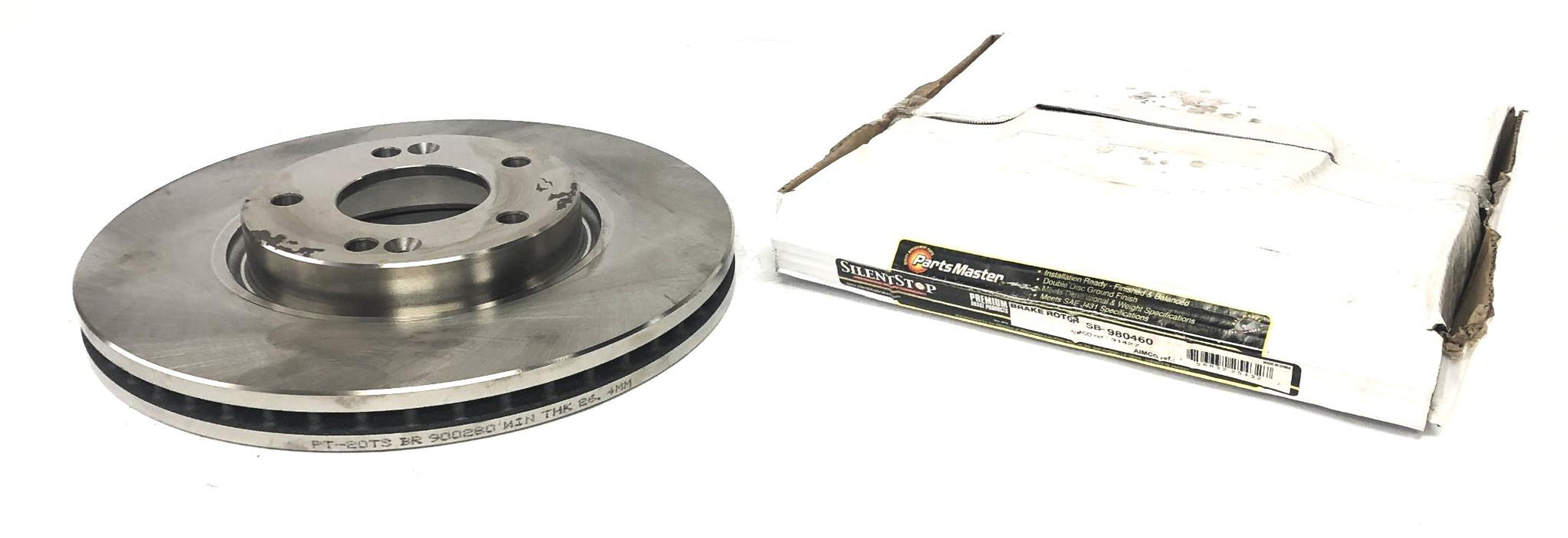Silent Stop Parts Master Front Brake Disc Rotor SB-980460 NOS