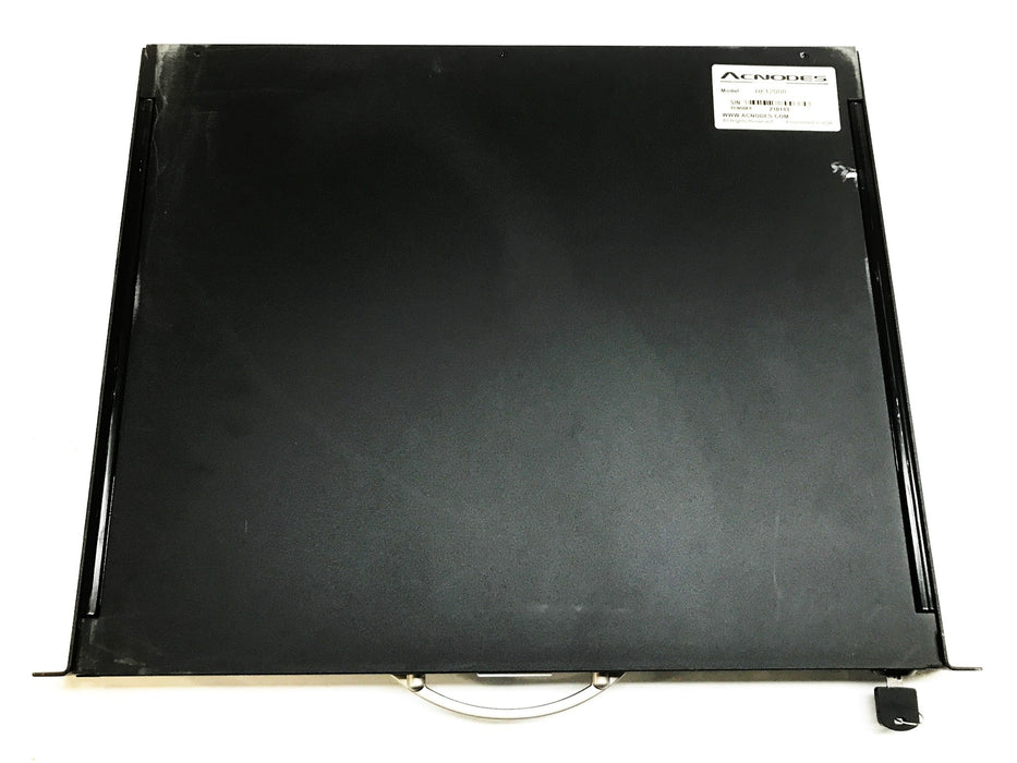Acnodes Lockable Rackmount Keyboard Drawer w/ Keyboard RK1200B USED