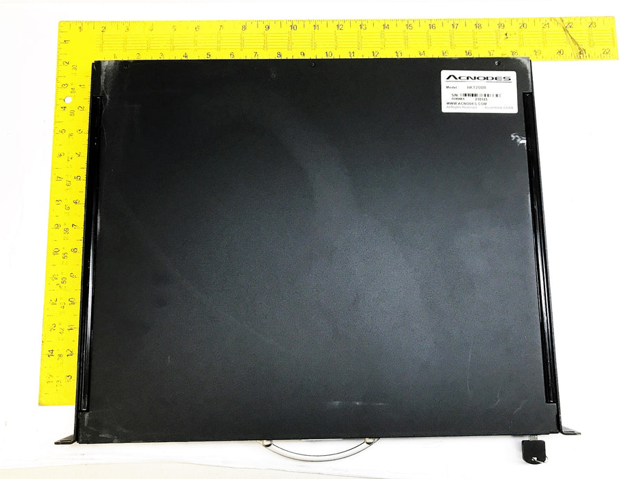 Acnodes Lockable Rackmount Keyboard Drawer w/ Keyboard RK1200B USED