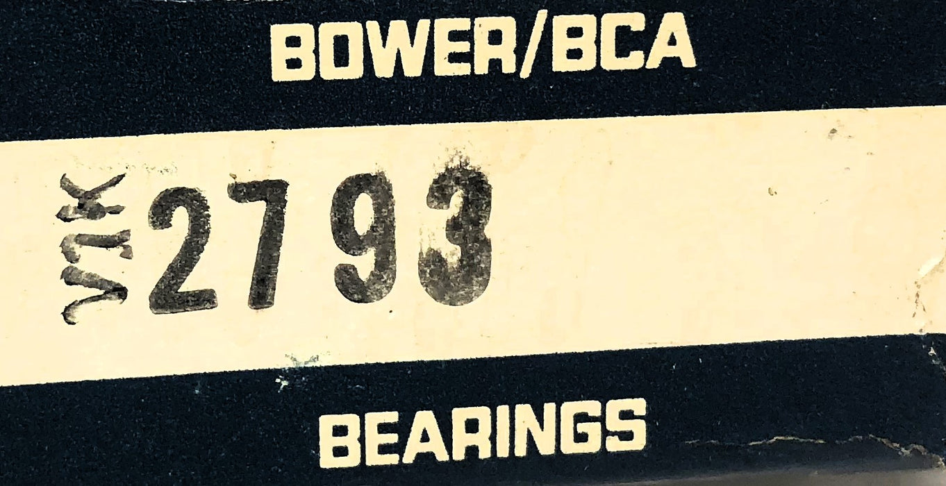 Bower/BCA NTN Tapered Roller Bearing Cone 2793 (4T-2793) [Lot of 2] NOS