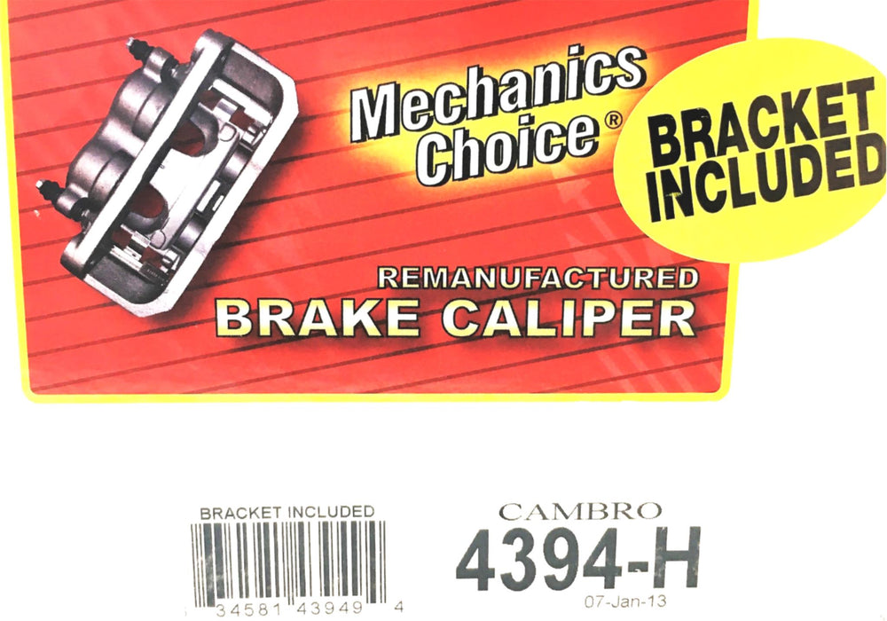 Mechanic's Choice Cambro Brake Caliper 4394-H REMANUFACTURED