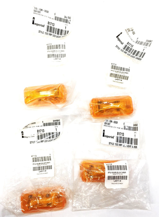 Imperial LED Clearance Amber Marker Lamp L4311-4 [Lot of 4] NOS