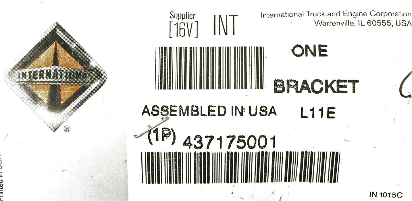 International/Navistar Bracket OEM 437175001 NOS