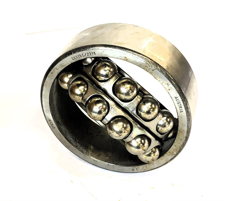 Steyr Self Aligning Double Row Ball Bearing 22315C/2315 NOS