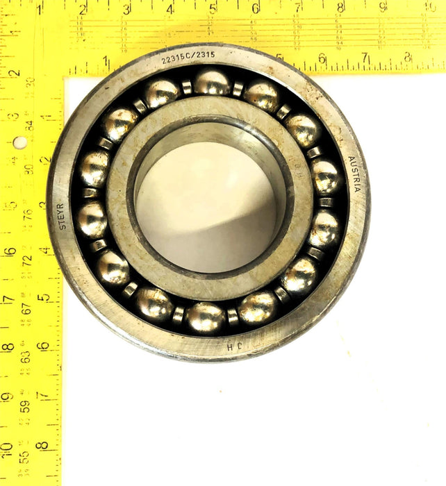 Steyr Self Aligning Double Row Ball Bearing 22315C/2315 NOS