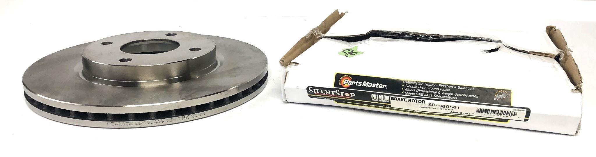 Silent Stop Parts Master Front Brake Disc Rotor SB-980561 NOS